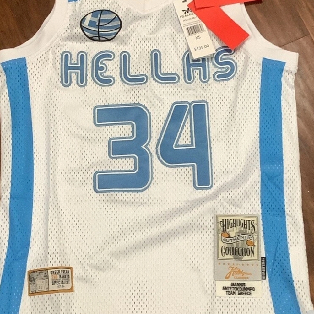 Gianis Antetokounmpo  Basketball Jersey Small